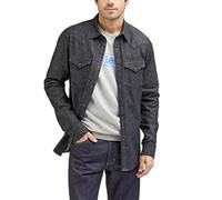 Lee Men's Regular Western Shirt, Washed Black, Small