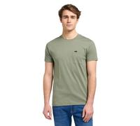Lee Men's Ultimate Pocket Tee T-Shirt, Olive Stone, Large