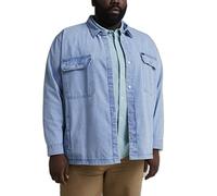Lee Men's Workwear Overshirt Shirt, Indigo, Medium