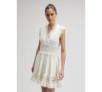 Lee Minikleid Damen Baumwolle weiß, XS