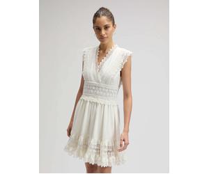 Lee Minikleid Damen Baumwolle weiß, XS