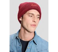 Lee Mütze Herren Wolle rot, ONE SIZE