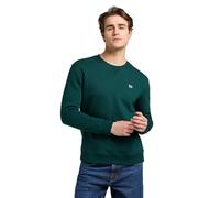 T-Shirt LEE, Herren, Gr. L, jade forest, Obermaterial: 80% Baumwolle, 20% Polyester, Basic, schmal hüftlang, Rundhals, Shirts T-Shirt, in schmaler Passform (84566711-L) jade forest