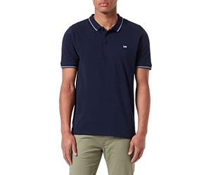 Lee - Poloshirt Herren - Regular Fit - Pique Polo - Schwarz