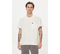 Lee Relaxed Pocket Tee Ecru Größe: L | Basic T-Shirts Outlet | Herren | Braun