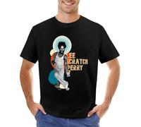 Lee-Scratch-Perry-T-Shirt-Custom-t-Shirts-Design-Your-own-T-Shirt-Short-Mens-Graphic Black XXL