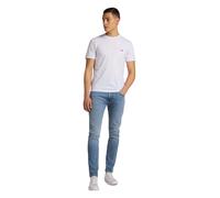 Lee T-Shirt Patch Logo Tee in Weiß 4XL Regular Fit