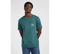 Lee Kurzarmshirt Regular Fit Rundhals mit Logo Print - Größe: L