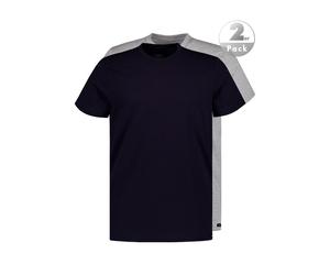 Lee T-Shirts Herren Slim Fit Kurzarm Rundhals Baumwoll-Stretch blau, M