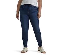 Lee Women's ULC Skinny Jeans, Deepest Dark, 28W x 31L