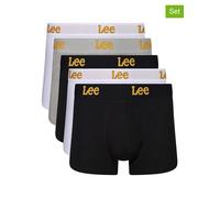 LEE Underwear 5er-Set: Boxershorts "Cannon" in Schwarz - Größe L | Herren Waesche