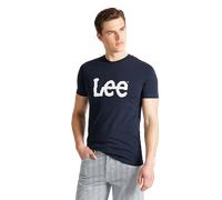 Lee WOBBLY LOGO XXL Navy Drop (L65QAIEE) (573545) Blau XXL