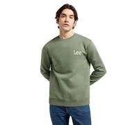 Lee Wobbly Sweatshirt M Olive Stone