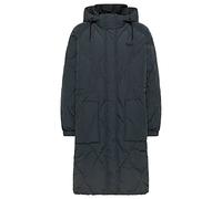 Lee Women's Long Puffer Jacket, Charcoal, XXL