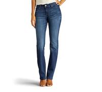 LEE Women's Modern Series Curvy Fit Bootcut Jean with Hidden Pocket, Cascade, 18 Short