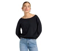 Lee Off Shoulder Sweatshirt L Unionall Black