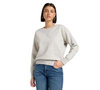 Lee Women's Raglan Crew SWS Sweatshirt, Grey Heather, M