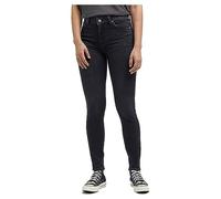 Lee Women's Scarlett HIGH Jeans, TINGLED Black, 25W / 31L