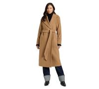 Lee Women's Wool Coat Jacket, Dark Camel, 38