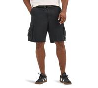 Lee Wyoming Cargo-Shorts für Herren, groß und hoch, mit Gürtel, Schwarz, 54