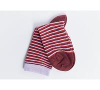 Leela Cotton 2 er Pack Baby/Kinder Socken aus 98% Bio-Baumwolle Flieder-Bordo-Rot 3314 21/23