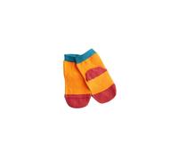 Leela Cotton 2 er Pack Baby/Kinder Socken aus 98% Bio-Baumwolle orange/kirschrot/petrol 18/20