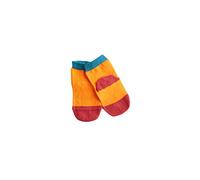 Leela Cotton 2 Paar Baby Kinder Socken Bio-Baumwolle 3307 (27-30, Orange-kirschrot-petrol)