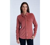 Leela Cotton Herren Cordhemd aus 100% kbA-Baumwolle Jacke - Feiner Nicky Cordstoff Herrenhemd Ferizeithemd DUNKEL MAUVE S