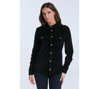 Leela Cotton 9233-021 | Unisex Cordhemd Schwarz S