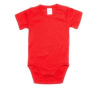 Leela Cotton Baby Kinder Body Kurzarm Bio-Baumwolle Rippjersey 2006 3 ER PACK ziegelrot 74-80