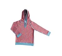 Leela Cotton Kinder Shirt mit Kapuze Flamme Gr.86/92