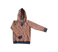 Leela Cotton Baby/Kinder Kapuzenshirt Bio-Baumwolle Meer 116