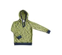 Leela Cotton Kinder Kapuzenshirt Langarmshirt Bio-Baumwolle Kapuzenpullover 2471 (98-104, Wiese)