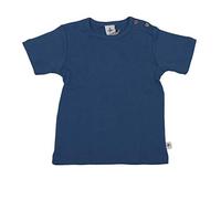 Leela Cotton Baby Kinder Kurzarm T-Shirt Bio-Baumwolle GOTS Shirt Jungen Mädchen Gr. 50 bis 128 (116, indogo)