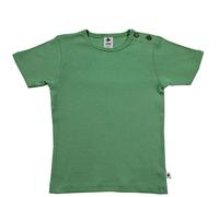 Leela Cotton Baby Kinder Kurzarm T-Shirt Bio-Baumwolle GOTS Shirt Jungen Mädchen Gr. 50 bis 128 (62/68, mintgrün)