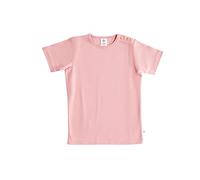 Leela Cotton Baby Kinder Kurzarm T-Shirt Bio-Baumwolle GOTS Shirt Jungen Mädchen Gr. 50 bis 128 (74/80, Altrosa)