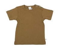 Leela Cotton Baby Kinder Kurzarm T-Shirt Bio-Baumwolle GOTS Shirt Jungen Mädchen Gr. 50 bis 128 (98/104, ingwer)