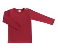 Leela Cotton Baby und Kinder Langarmshirt bordeaux rosa rot Gr.98/104