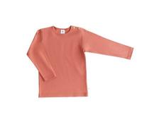 Leela Cotton Baby Kinder Langarmshirt Bio-Baumwolle Oberteil T-Shirt Tabasco 116