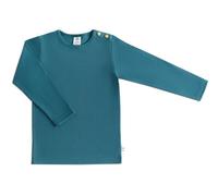 Leela Cotton Baby Kinder Langarmshirt Bio-Baumwolle Oberteil T-Shirt tanne 74-80