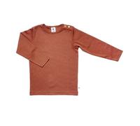 Leela Cotton Baby Kinder Langarmshirt Bio-Baumwolle T-Shirt Shirt Jungen Mädchen (74-80, Tabasco)