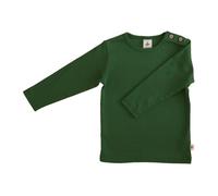Leela Cotton Baby Kinder Langarmshirt Bio-Baumwolle Oberteil T-Shirt Moosgrün 98-104