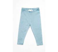 Leela Cotton Baby Kinder Leggings Bio-Baumwolle Hose Schlafanzüge Unisex 2051 blau-donau 86-92