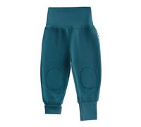 Leela Cotton Baby Kinder Schlafanzug Hosen Bio-Baumwolle Waffel Strick Freizeithose tanne 74/80