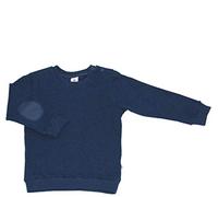 Leela Cotton Baby und Kinder Piqué Sweatshirt reine Bio-Baumwolle indigo (blau) 116