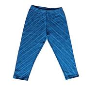 Leela Cotton Baby/Kinder Wende-Leggings Bio-Baumwolle, Blau/Weiß, Gr. 116