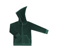 Leela Cotton Baby und Kinder Jacke mit Kapuze Nicky Tanne Gr.74/80