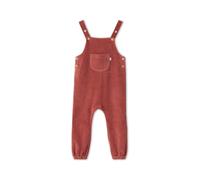 Leela Cotton Baby und Kinder Latzhose Cord Bio Baumwolle dunkel mauve Gr.86/92