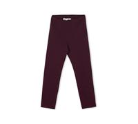 Leela Cotton Baby und Kinder Leggings Ripp Qualität Bio Baumwolle aubergine Gr.74/80