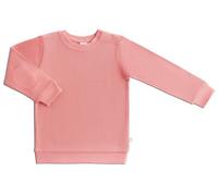 Leela Cotton Baby und Kinder Piqué Sweatshirt reine Bio-Baumwolle Altrosa 116
